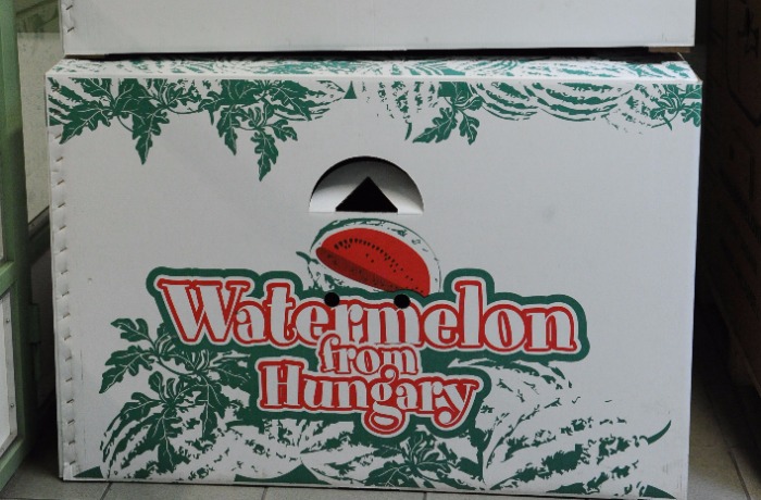 Dunapack dinnyés konténer hullámpapírból