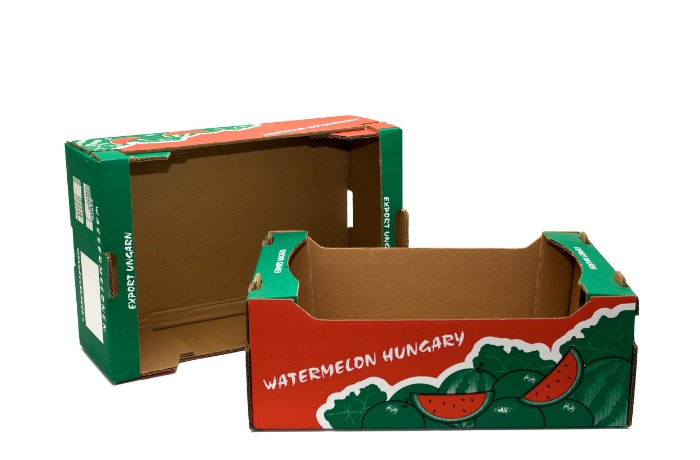 Dunapack dinnyés doboz hullámpapírból