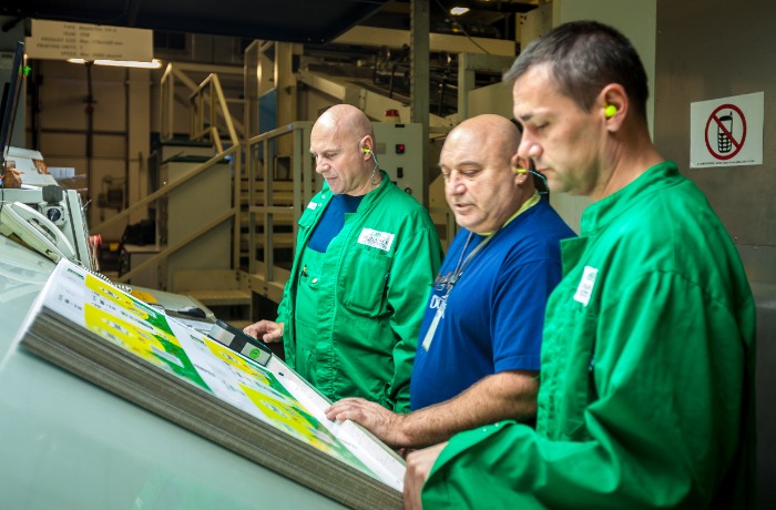 Dunapack flexo dobozok  minőségellenőrzése 
